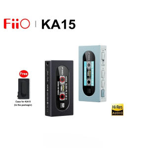 FiiO KA15 Portable USB DAC AMP Headphone Amplifier Dongle Desktop Mode Hi-Res Audio dual CS43198 chips PCM768 DSD256 3.5mm 4.4mm