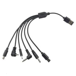 6 Port USB Charging Cord Multiple Interfaces Charging Cord Multifunctional Charging Cable for Simultaneous Power Delivery