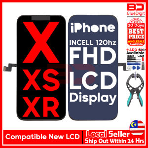 BD Smatt INCELL FHD 120hz LCD For X XS XR Compatible LCD Display Touch Screen Digitizer Replacement