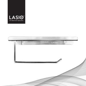LASIO Wall Mounted Toilet Tissue Paper Holder c/s Tray Plate Flat Surface LA 021 LA 022