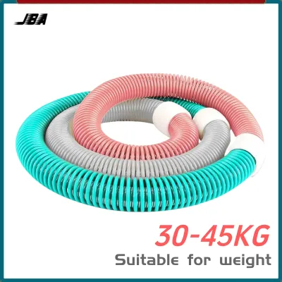 JBA Spring Hula Hoop Slimming 4 IN 1 Flexible Soft PVC High Strength Alloy Multifunctional Space-Saving Easy Carry Portable Durable Skin-Friendly Hulahoop For Fitness