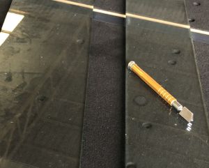 3-12 มม. หนา ด้ามทองเหลือง - มีดตัดกระจก