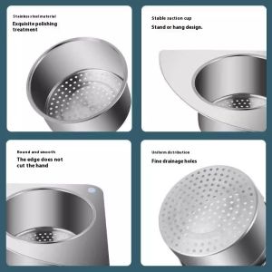 Thép không gỉ Swan rổ lọc cho bồn rửa nhà bếp bền và dễ dàng để làm sạch