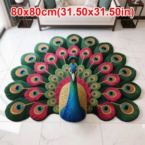 NAELIN Soft Pea Carpet Non-slip Special-shaped Pea Mat Durable Absorbent Door Gasket for Living Room Tea Table Bedside