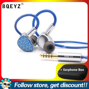 BQEYZ Weather Series Frost HiFi Wired Earphone Add Faaeal Portable PU Square Storage Box Comfortable To Wear Noise Canceling Sports Running Gaming HeadsetsHeadphones Hybrid Dynamic Driver With Micro Planar Transducer In Ear Monitors Earbuds For Musician
