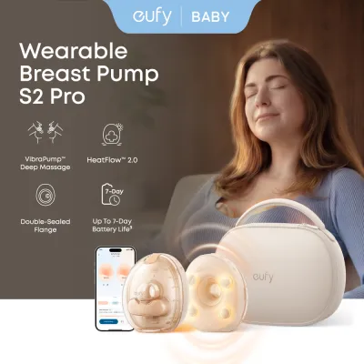 eufy Wearable Breast Pump S2 Pro - Brown