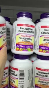Viên uống hỗ trợ xương khớp Glucosamine Chondroitin Msm 500/400/400mg Webber Naturals 120 Viên - - Hỗ trợ duy trì sụn khớp khỏe mạnh - Hỗ trợ vận động linh hoạt - Hỗ trợ bảo vệ khớp theo thời gian