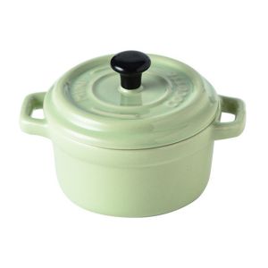 BEBA Anti-scalding Ceramic Breakfast Bowl Hanging Ears 200ml Creme Brulee Bowl Small Stew Pot Dustproof Steamed Egg Bowl Household