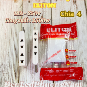 Phích Cắm Chuyển Đổi 3 Chân Phích Cắm Chia 3 ổ cắm