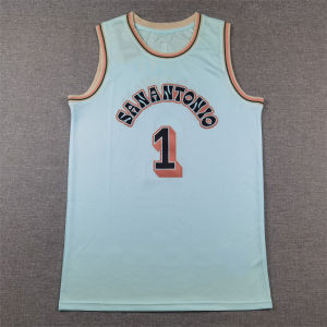 Áo đấu bóng rổ NBA thêu tên Wembanyama của San Antonio Spurs số 1