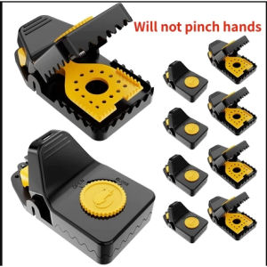 Upgraded Large Mouse Rat Traps - Safety High Sensitive Snap Big Plastic Mouse Trap Rodent Catcher