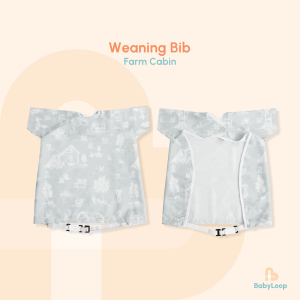 Coverall Weaning Bib - Celemek Bayi Anti Air - Baby Loop