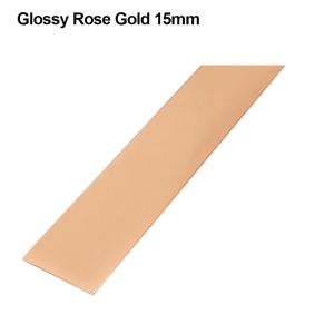 ANANAA Self-adhesive Metal Molding Trim Stainless Steel Waterproof Edge Banding Strip Home Decoration Mirror Edging Mirror Wall Sticker Background Wall