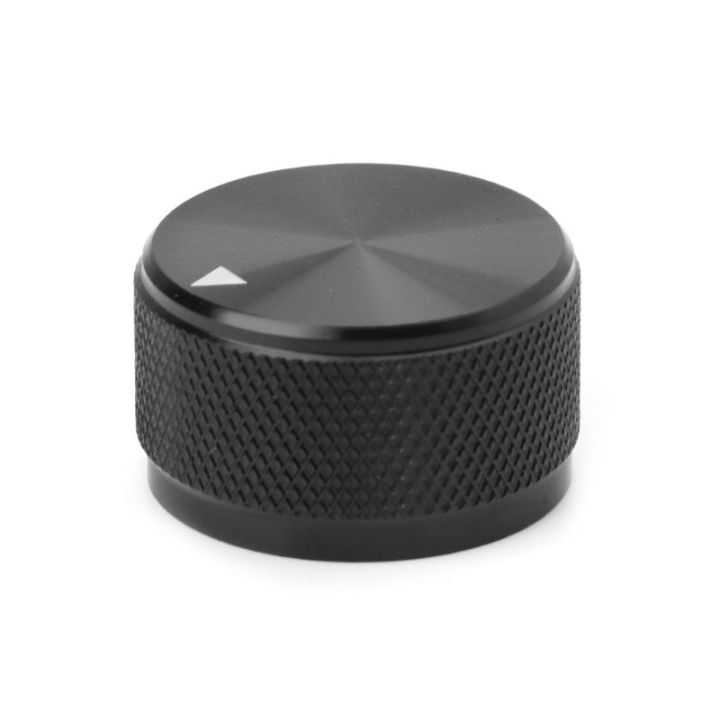 Fekete Alumínium Ötvözet Potenciométer Knob Cap Encoder Volume Control Audio Knob For 6mm Shaft Hole Knob