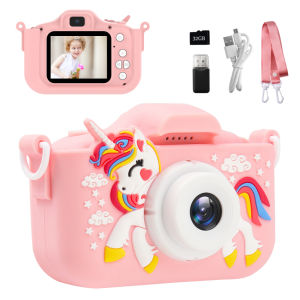 ⭐️【COD+Local Warehouse】⭐2.4" Touch Screen Kids Instant Print Camera - 12MP Digital Camera with Selfie Video Recording & 32GB TF Card Perfect Gift for Boys & Girls (Ages 3-12)