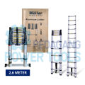 TANGGA TELESKOPIK 2.6 METER LIPAT ALUMINIUM SINGLE TELESCOPIC LADDER. 