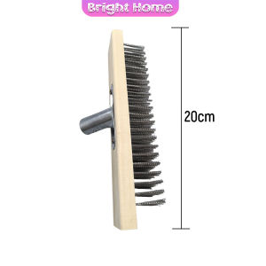 แปรงลวดสเตนเลส แปรงลวดขัดพื้น สําหรับทําความสะอาดพื้น ทนทาน Stainless steel brush head