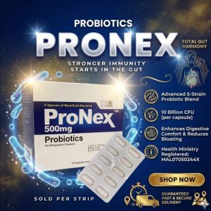 ProNex Probiotics 10 Billion CFU 500mg 10 capsules Daily Digestive & Gut Support Improve Bowel Health EXP 05/27