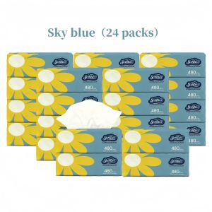 24 Packs Scotties Facial Tissue Paper Towel Tissue Paper 480 Sheets 4 Ply virgin pulp Tissue Soft