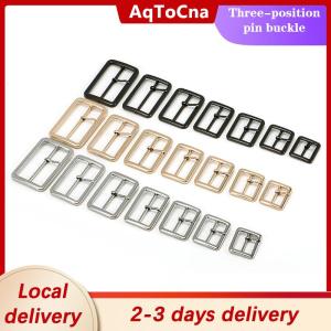 [COD] AqToCna Ship within 24 hours Metal Third Gear With Needle Belt Buckle Women And Mens Clothing Design Half Buckle Luggage Clothing Buckle Accessories
