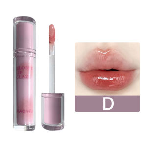 VEDO💕SHAQINUO Juicy Glossy Lip Glaze Glasir Bibir Pelembab Cermin Cahaya Air Cermin Wajah Glasir Bibir Pemutih Lip Gloss