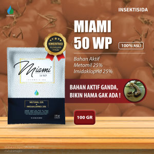 Insektisida Pestisida – Mahakam Miami 50 WP 100 gram - Pembasmi Hama Penyakit Tanaman Tomat
