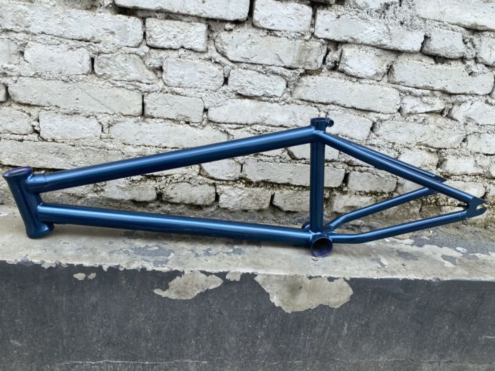 KINK Bmx Broadway ultra light high end frame lightning blue chrome molybdenum steel BMX frame