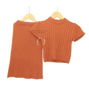 setelan rajut anak perempuan jeny set rok / ottd anak kekinian / setelan rajut anak perempuan casual