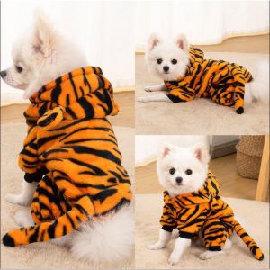 Dog Clothes Dinosaur Stitch Hooded Sweater Dog Costume Pet Cute Clothes