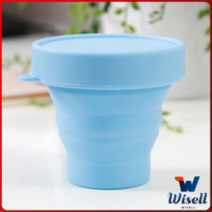 W.EL แก้วน้ำพับได้ แก้วน้ำซิลิโคน ถ้วยยืดไสลด์ silicone folding cup มีสินค้าพร้อมส่ง