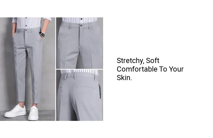 Mens Formal/Casual Suit Slim Fit Gray Slack Pants High Quality A903 JF.FJ