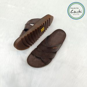 Dép nam thời trang quai chéo Dép nam cao cấp DTM39 đế cao 3cm trẻ bền đẹp