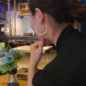 [COD] Modingdue 1Pair Girl Fashion Earrings Drop Glaze Earrings Exaggerated Circle Earrings Womens High-end French Temperament Hoop Earrings