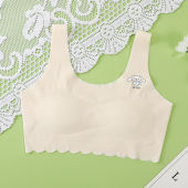 Kids Seamless Training Bra Teenage Underwear Puberty Kid Girl Student Sports Vest Wireless Bralette Vest Junior Girl Bra8-16 Years 兒童背心內衣 发育期 Sports Bra For 16 Years Old 16 Year Old Bikini - Lazada