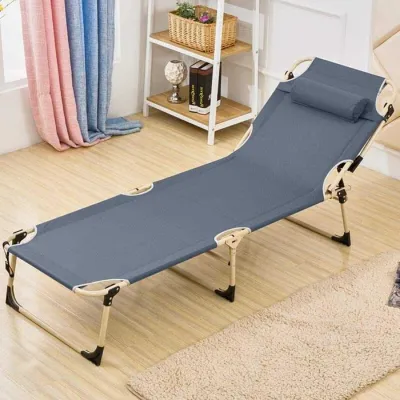 ULTRALIGHT KASUR LIPAT CAMPING VELBED FOLDING BED PORTABLE ABU