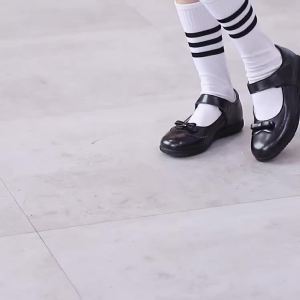 Giày Da Trẻ Em Giày Công Chúa Da Bò Thật Hai Lớp Da Màu Đen Trắng Bé Gái Nữ Sinh Biểu Diễn Học Sinh Giày Nghi Thức