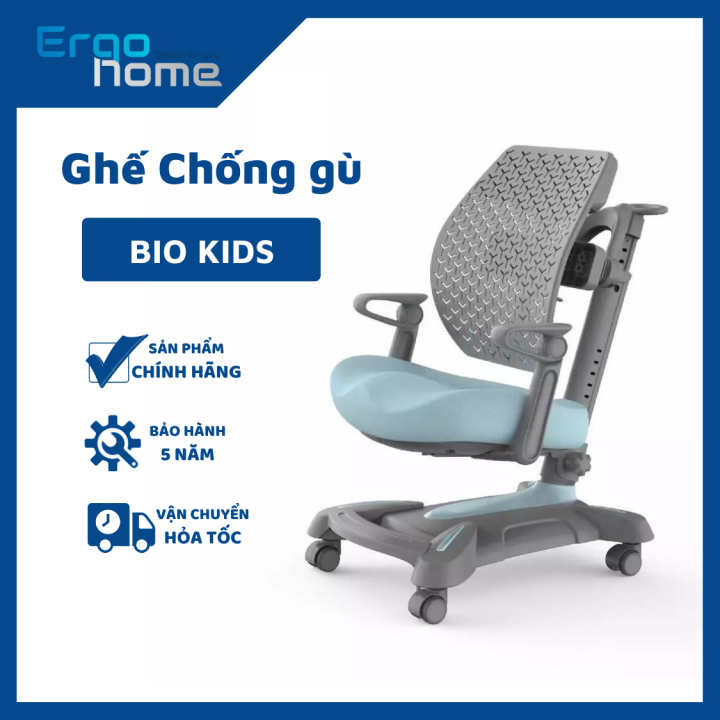 Ghế Công Thái Học Chống Gù Trẻ Em BioKids
