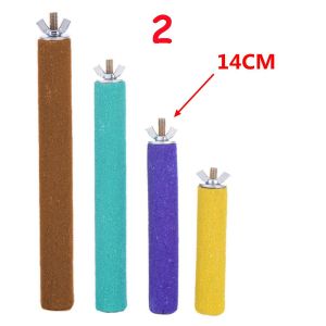 【Ready Stock】Bird Perches Stand Wood Bird Cage Bites Gnawing Chew Toy Parrot Perches Stand Grinding Paw Platform