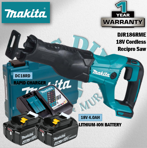 MAKITA DJR186Z / DJR186RFE / DJR186RME 18V Cordless Recipro Saw | Lazada