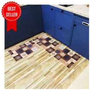 Keset Lantai Rumah Keset 2 in 1 Keset Kaki Dapur Panjang Keset Dapur Satu Set