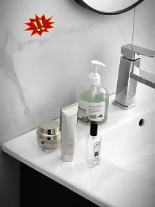 SXH Suction Cup U Wall-mounted faucet storage rack for home bathroom washbasin no-drill wall-mounted storage rack