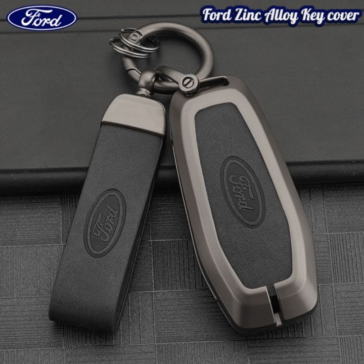 Lt zinc alloy car key fob case for Ford Ranger Everest focus Fiesta ...