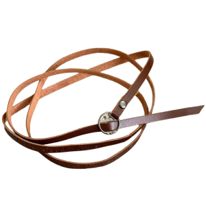 Vintage Style Leather Necklace with Leather Detail Fashion Accessories for Subculture Enthusiasts and Style Collectors