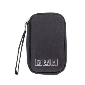 Portable Electronics Charger Organizer Travel Accessories Storage Bag Digital HDD/USB Disk Flash Drive Universal Pouch Case
