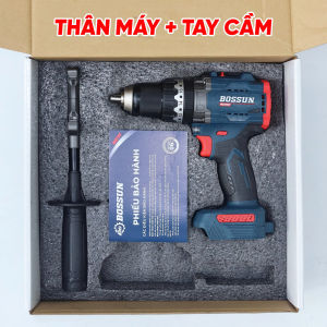 [ ANTIKICKBACK ]Máy Khoan Pin Bossun BS-ID180PRO Lực Siết 180Nm Đầu Kẹp 13mm Động Cơ Lõi Đồng