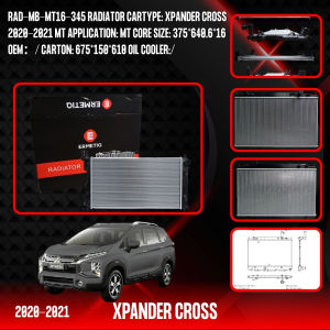 RAD-XPANDER CROSS 2020-2021MB-MT16-345 RADIATOR CARTYPE: MT APPLICATION: MT CORE SIZE: 375*640.6*16