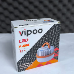 Lampu Camping Emergency A-500 Lampu Mati Lampu 500watt Vipoo Cahaya Putih bisa di cas