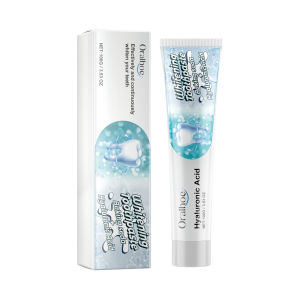 [Whitening with One Brush] Hyaluronic Acid Brightening Toothpaste Freshens Breath Reduces Plaque Fights Bad Breath Oral Care