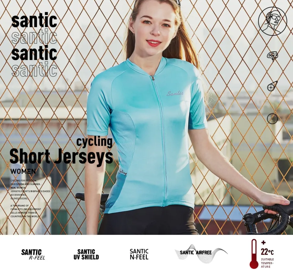 Santic Women Cycling Jersey Professional Ladies Road Bike Jersey - Main Image