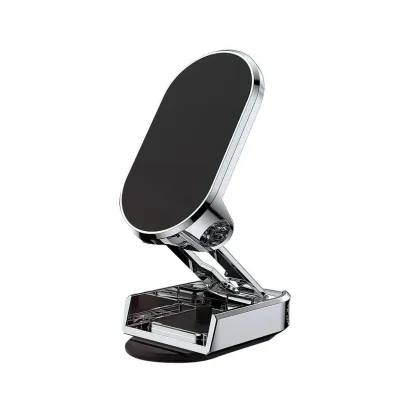 SENDEM Strong Magnetic Car Phone Holder Mount Rotatable Smartphone Stand Upgrated Foldable Phone Bracket Accessory Folding